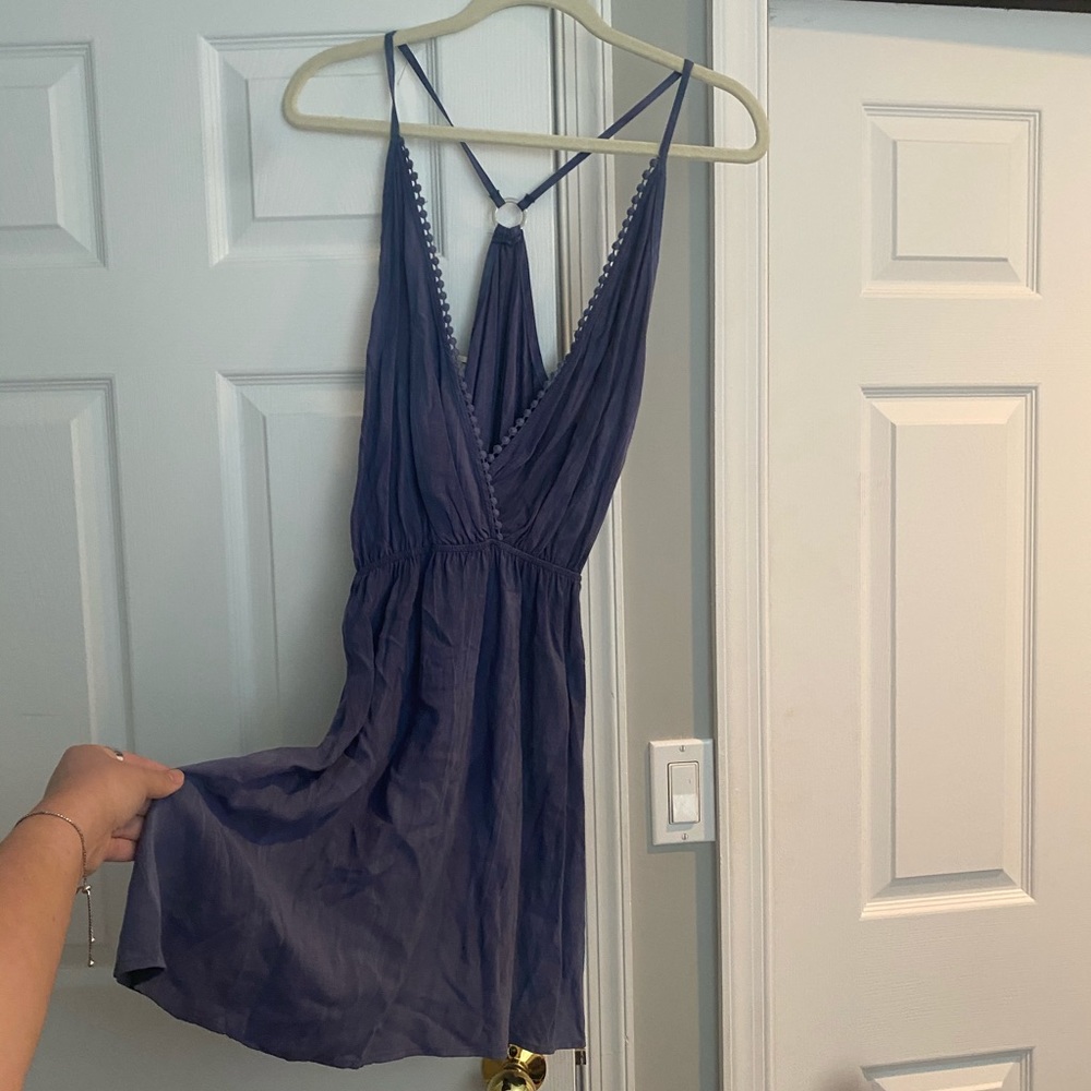 blue summer dress